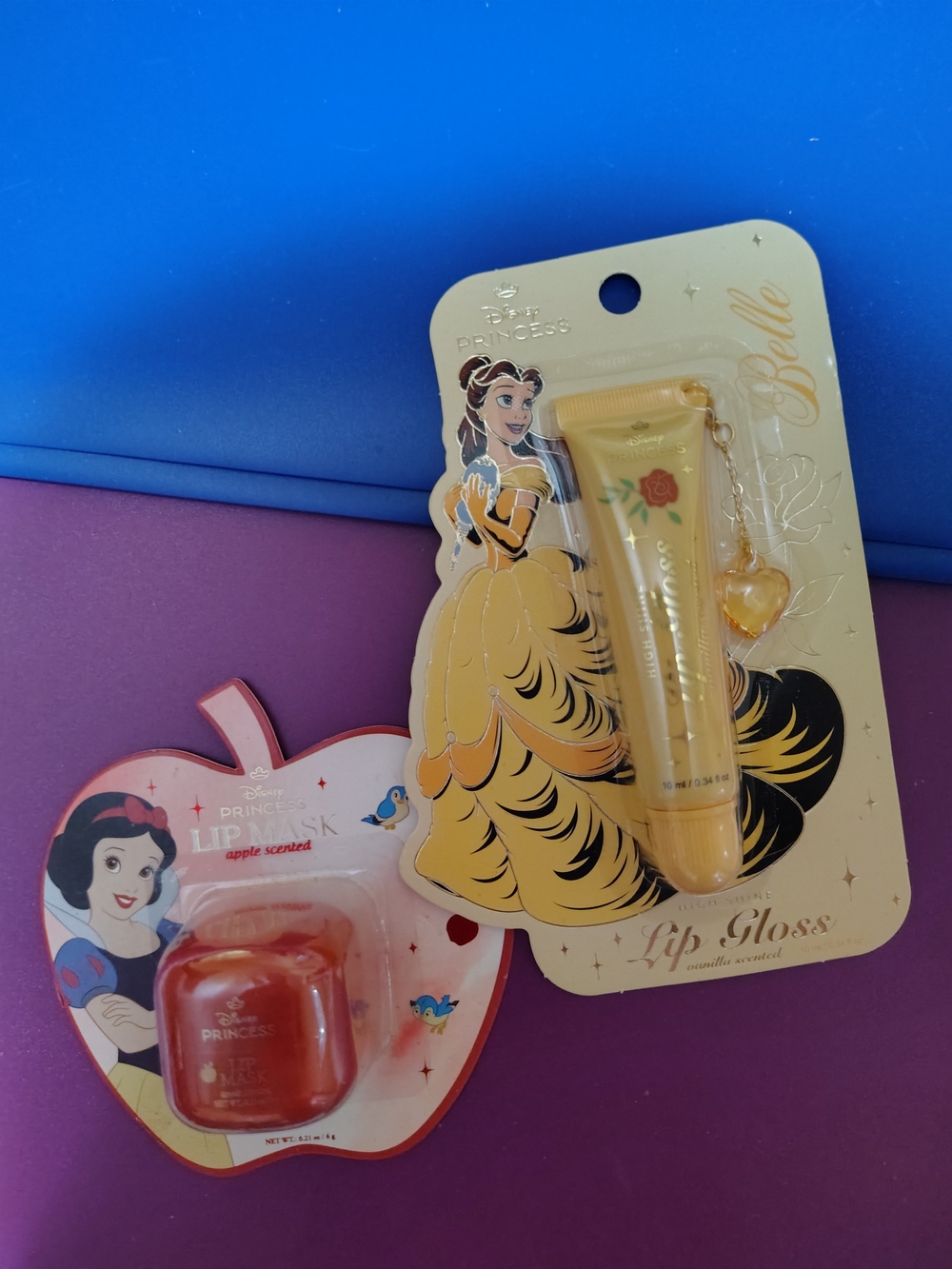 Disney Princess Belle Lip Gloss & Snow White Lip Mask